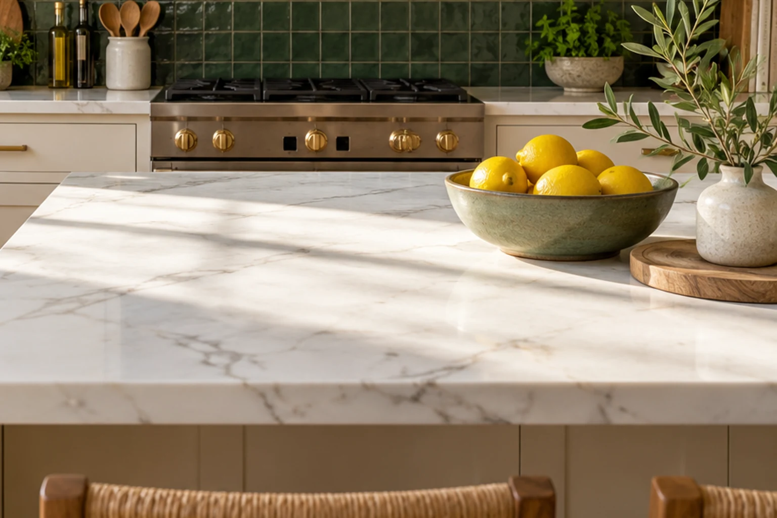 Thoughtfully arranged kitchen details in a freshly cared-for home